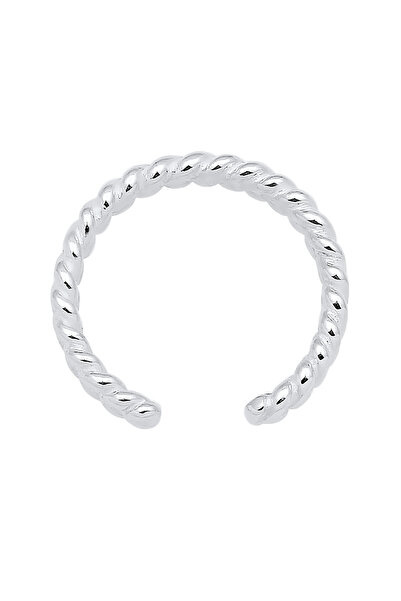 ELLI Ring Zehenring Geflochten Geo Sommer Strand 925 Silber