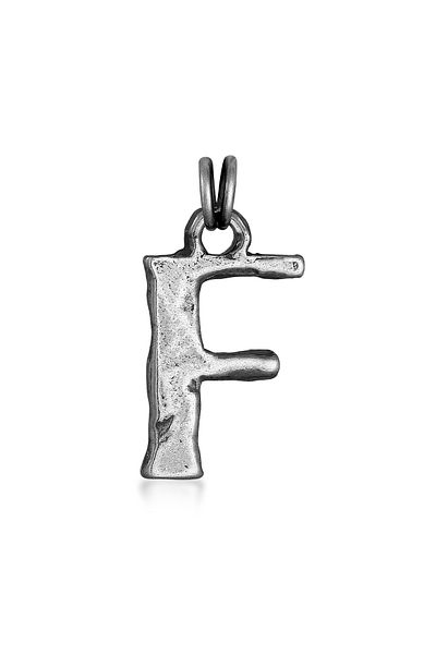 HAZE & GLORY Anhänger Buchstabe - F Vintage Stil 925 Gümüş