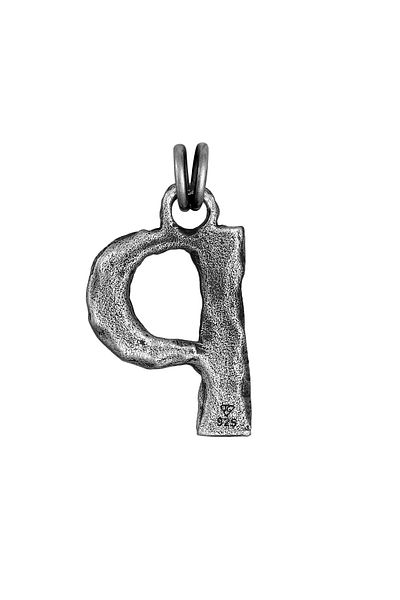 HAZE & GLORY Anhänger Buchstabe - P Vintage Style 925 Silber