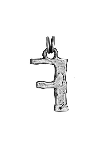 HAZE & GLORY Anhänger Buchstabe - F Vintage Stil 925 Gümüş
