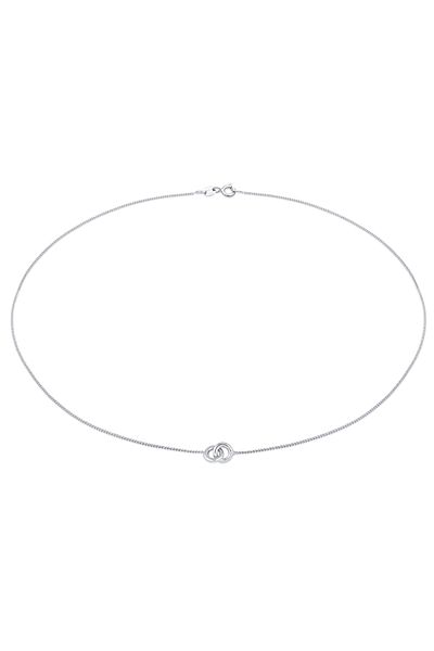 ELLI Halskette Choker Kreis Geo 925 Silber