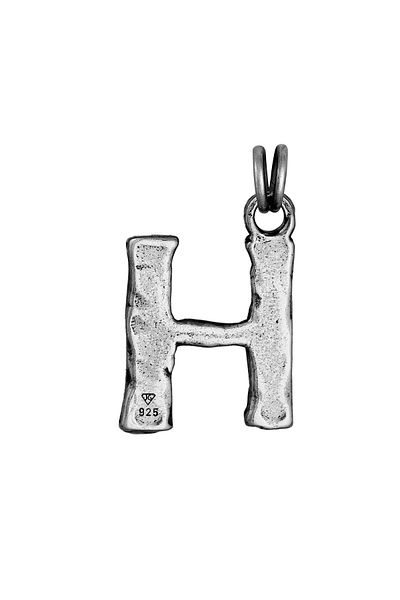 HAZE & GLORY Anhänger Buchstabe - H Vintage Stil 925 Gümüş