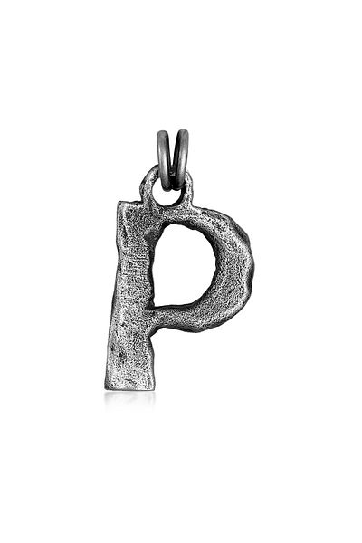 HAZE & GLORY Anhänger Buchstabe - P Vintage Style 925 Silber