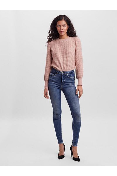 Vero Moda Damen/Mädchen Medium Blue Denim L