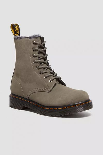 Dark martens deals shoes