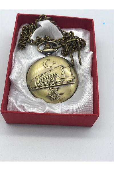 QUARTZ clamshell pocket watch