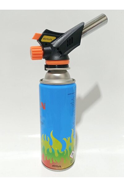 Genel Markalar 220g x 4 Adet Tüp Dahil Kendinden Çakmaklı Alev Ayarlı Kartuş Pürmüz Mutfak,El İşçiliği,Tamirat Kamp