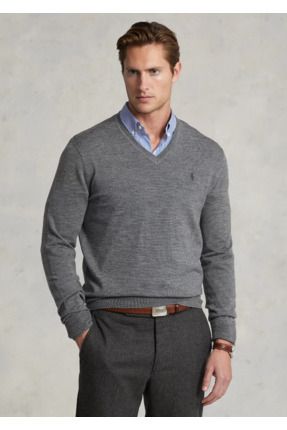 Ralph Lauren Slim Fit Washable Wool V Neck Jumper Fiyat Yorumlar Trendyol