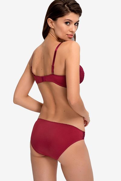 AYYILDIZ 103 Set de chiloți sutien roșu Claret