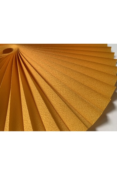 Persis Pliper Turuncu - Eni Orta Ölçü - Plise Cam Balkon Perdesi Yapışkanlı 3...