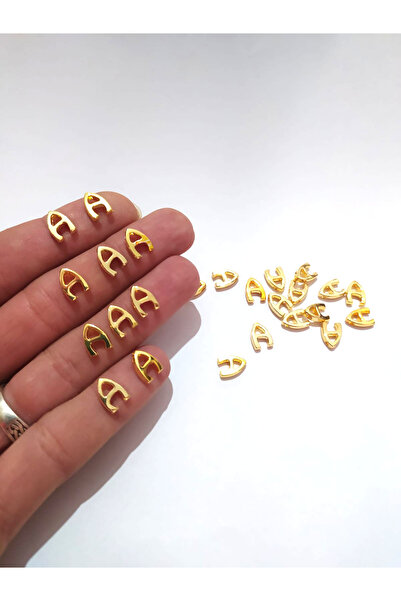 inSade Concept Takı Yapımı için 5 Adet A Harf Kolye Bileklik Halhal Küpe Ucu