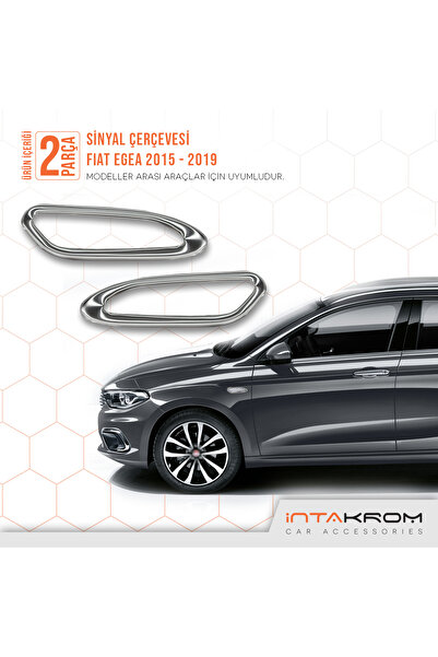İntachrom Fiat Egea Krom Sinyal Çerçevesi 2015 Ve Üzeri - Hb-sd