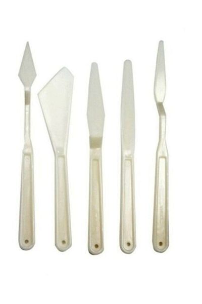 Oyun ve Sanat Plastic Spatula 5pcs (Oil Paint 5pcs Spatula Plastic)
