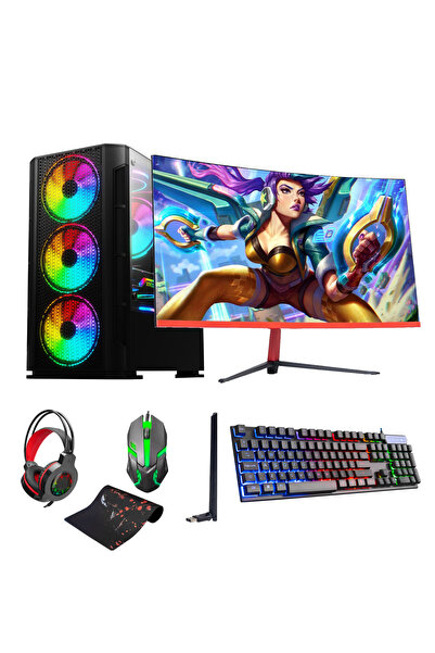 RAMTECH BİLGİSAYAR Game R1 I5-3470 16gb 256gb Ssd+500gb Hdd 6gb Gtx1660 23.8"...