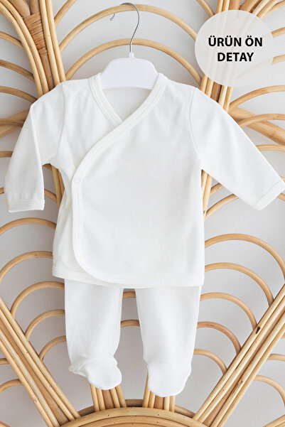 Lilabio %100 Organik I?sme Özel 5li Hastane Çıkışı Alt Üst Takım Set