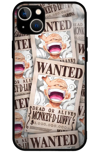WANNA PROTECT iPhone 13 Premium Kamera Korumalı One Piece Desenli Glossy Tele...