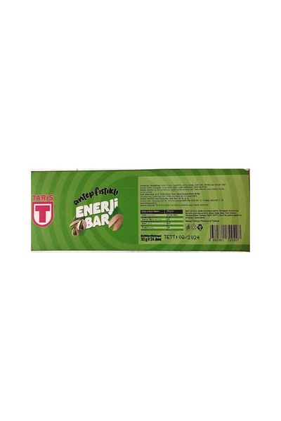 Tariş Energy Bar with Tarnish Antep Pistical 24X30 Gr.