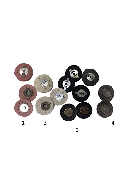 Aslı İplik Leather Bag Magnet Number 3 Black
