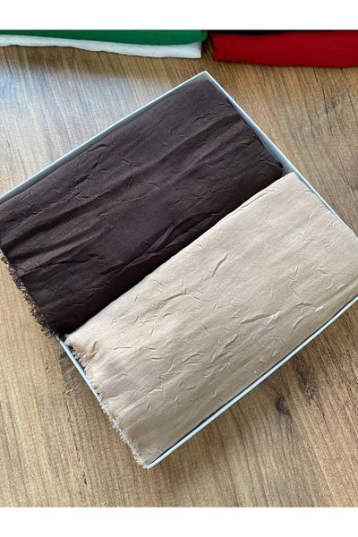 Nilbutik 2-pack Bamboo Krash Shawl