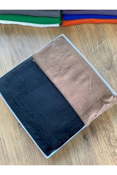Nilbutik 2-pack Bamboo Krash Shawl