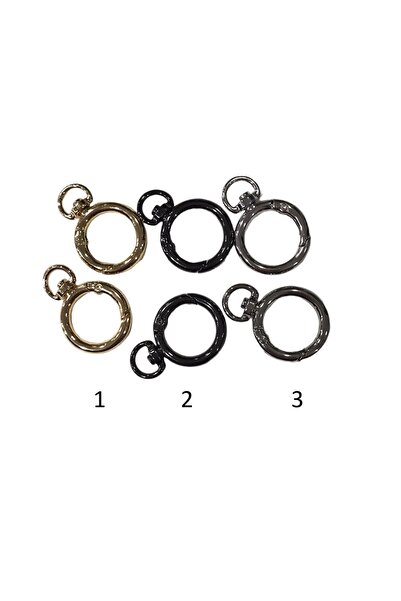 Aslı İplik Combination Spring Ring and Bag 2 Pieces (Gray Size 3)