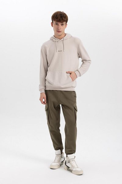 DeFacto Regular Fit Cargo Pocketed Jogger Sweatpants - Straight Waist Lace up Y5533Az23Au