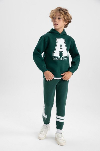 DeFacto Boy's Printed Thick Sweatpants B2236A823Wn