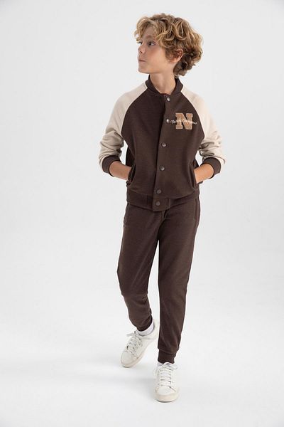 DeFacto Boy's Basic Zipper Pocket Jogger Tracksuit Bottom