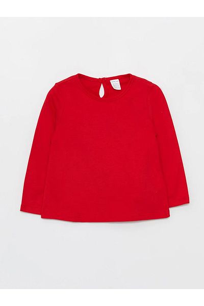 LC Waikiki LCW baby Crew Neck Basic Baby Girl T-Shirt