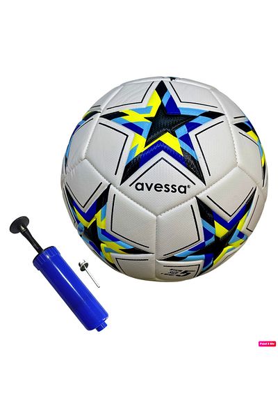 AVESSA كرة القدم FT-800 ذات 4 أرضيات صلبة مبطنة، كرة مطابقة 420 جرام + مضخة كرة