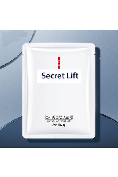 SECRET LİFT Organic Plant Extract Facial Revitalizing and Whitening Mask 5 Pieces