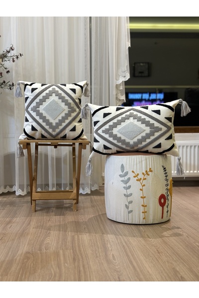 BUGİ HOME COLLECTİON КАЛЪФКА ЗА ВЪЗГЛАВНИЦА С БРОДИРАНА ВЪЗГЛАВНИЦА ОТ 2 ЧАСТ...