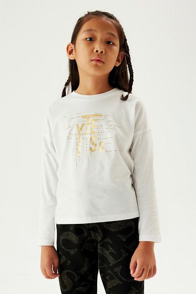 Tyess Pantaloni de sport cu model pentru fete