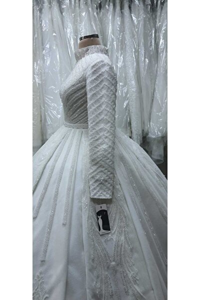EKY GÖR SEV WEDDING DRESS TESETURAL LONG TAIL PRINCESS WEDDING GOWN