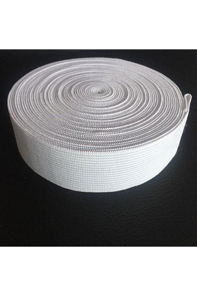 mrtbilisim 2 Cm White Enli Flat Rubber 10 Meters Waist Leg Skirt Rubber Baby Rubber Flat Rubber Quality