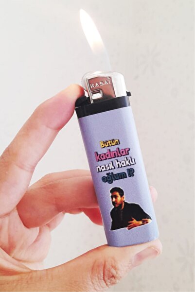 HobiShop Çakmak Gibi Yılmaz Bütün Kadınlar Nasıl Haklı Full Baskılı Çakmak