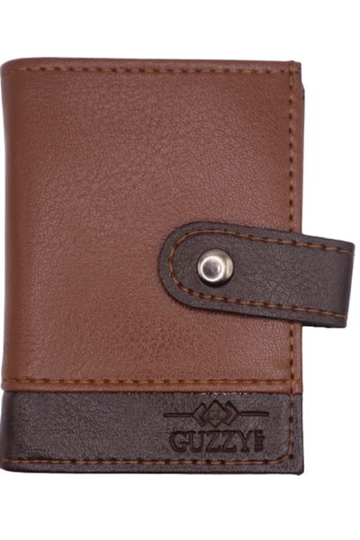 Astakos Men's Vegan Synthetic Leather Vertical Cut Sports Classic Card Holder Wallet Width 8.5x11 cm