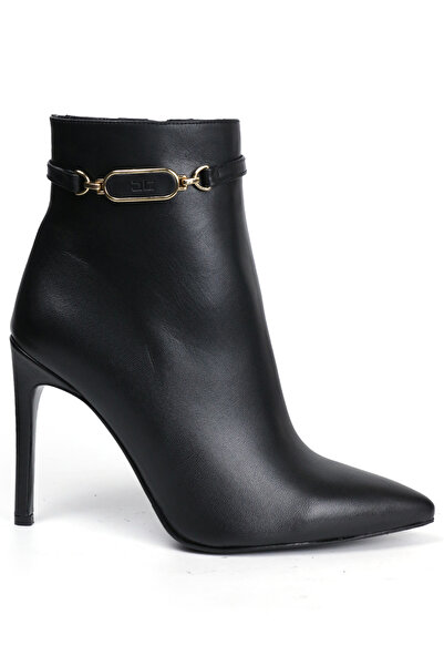 OZ DOROTHY Siyah Topuklu Deri Bot