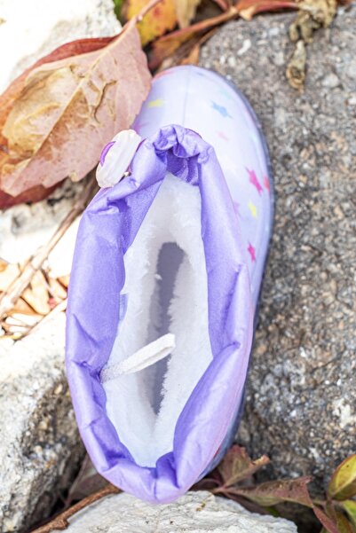 ZENEGE Дитячі дощові та снігові чоботи з хутром