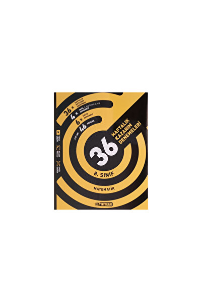 Hız Yayınları HIZ YAYINLARI 8.SINIF MATEMATİK 36 HAFTALIK KAZANIM DENEMELERİ