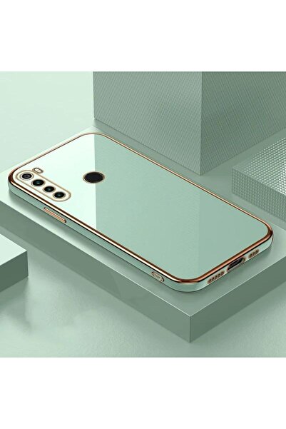 Rivor Huawei P30 Lite Uyumlu Kılıf Parlak Kenarı Altın İşlemeli Kamera Koruma...