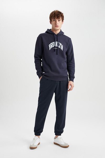 DeFacto Regular Fit Hooded Printed Sweatshirt A4785ax23au