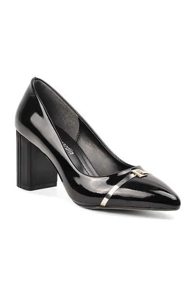Pierre Cardin PC-51203 Black Patent Leather Women's Heeled Shoes