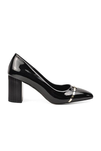 Pierre Cardin PC-51203 Black Patent Leather Women's Heeled Shoes