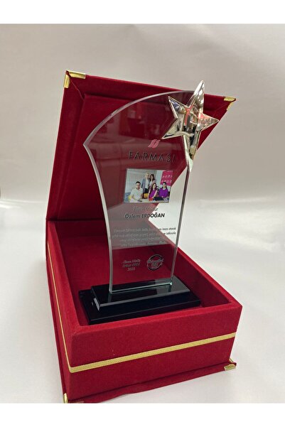 Kristal KİŞİYE ÖZEL CAM PLAKET KRİSTAL ÜRÜN