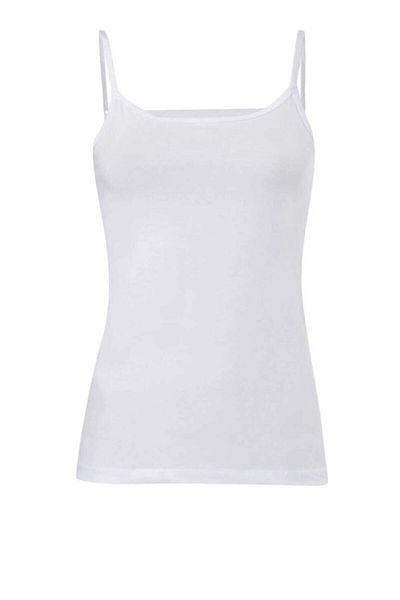 Akpınar Çamaşırları Tricou pentru femei, din 6 piese, din bumbac, cu bretele cu fire