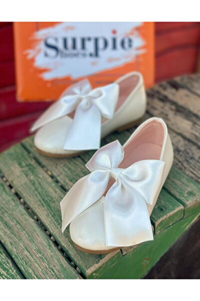 Surpie Shoes Детски балеринки с детайли от лък и лък
