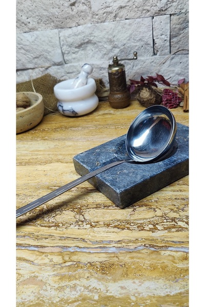 Marblecenter Mermer Tezgah Üstü Kirli Kaşıklık Standı Kepçe Altlığı-2