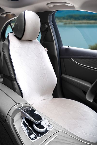 Otom Premium Protective Car Seat Cushion High Quality Suede Beige