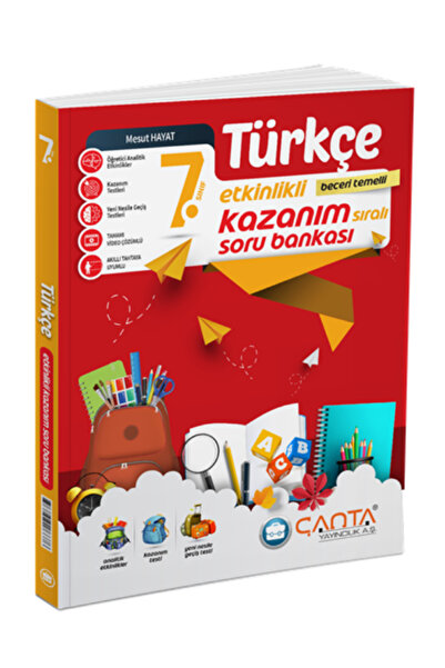Çanta Yayınları 7.SINIF TÜRKÇE ETKİNLİKLİ KAZANIM SORU BANKASI-ÇANTA YAYINLARI